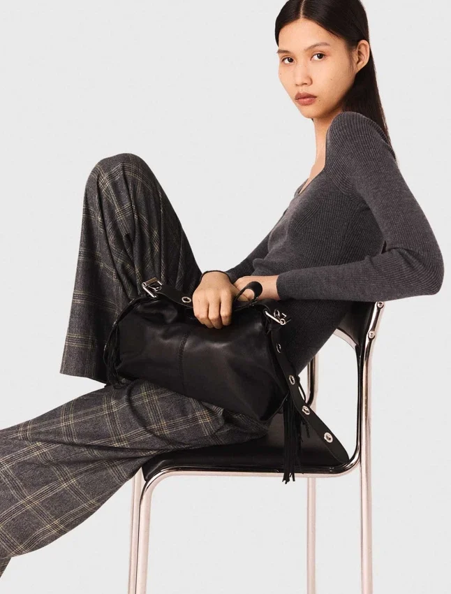 Checked suit trousers Checked suit trousers