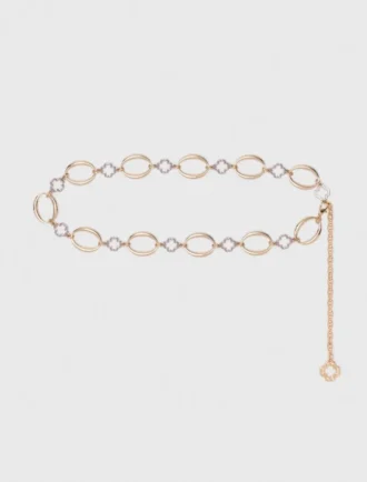 Clover link jewellery belt