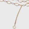 Clover link jewellery belt