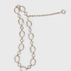 Clover link jewellery belt