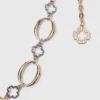 Clover link jewellery belt