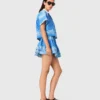 Contrast collar printed shirt Contrast collar printed shirt