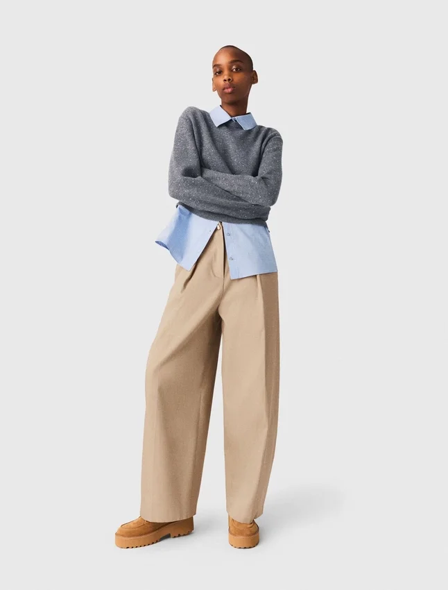 Cotton balloon trousers Cotton balloon trousers