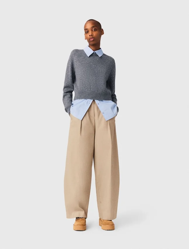 Cotton balloon trousers Cotton balloon trousers