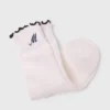 Cotton pointelle socks