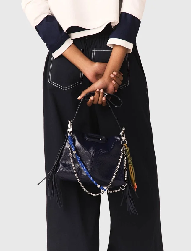 Cotton trousers with leather belt Cotton trousers with leather belt