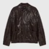 Crackled faux leather jacket Crackled faux leather jacket