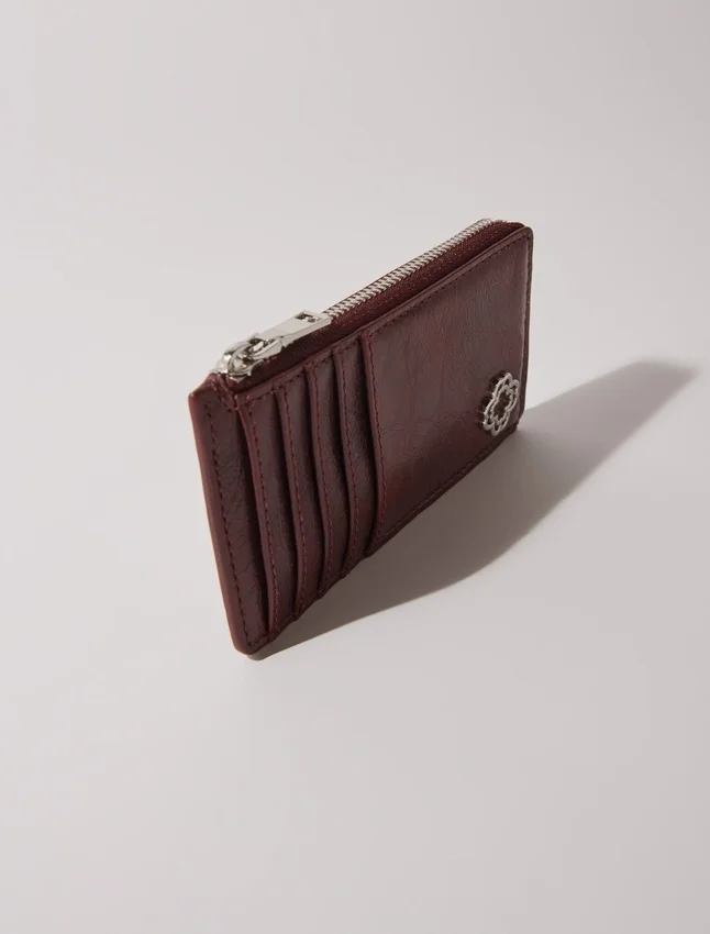 Crackled leather cardholder Crackled leather cardholder