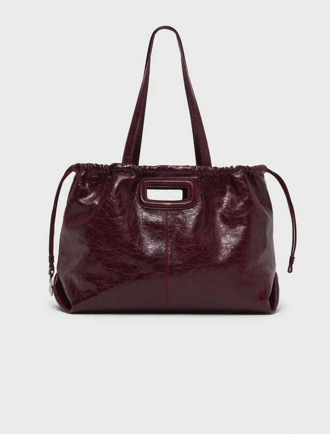 Crackled leather M Tote bag Crackled leather M Tote bag