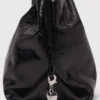 Crackled leather M Tote bag
