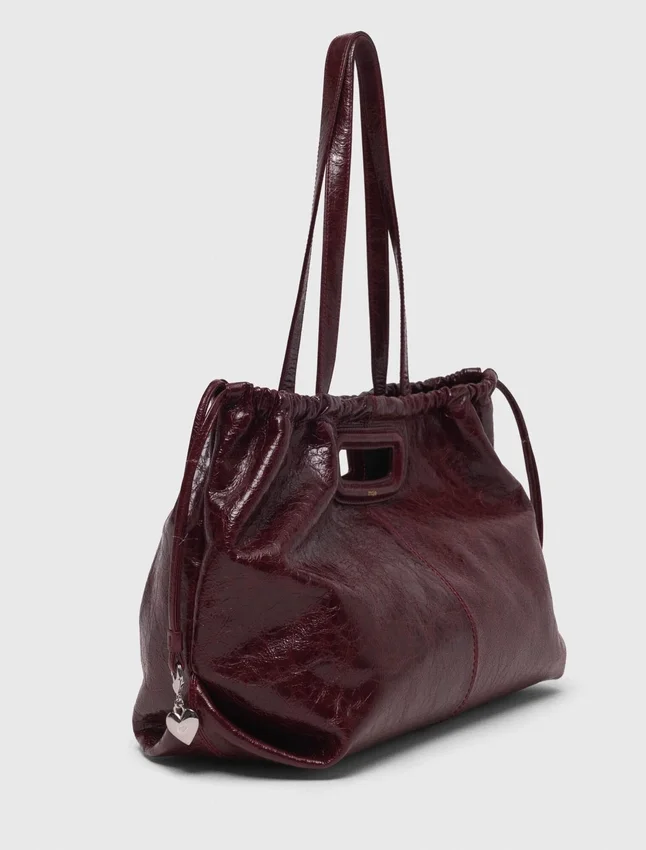 Crackled leather M Tote bag Crackled leather M Tote bag