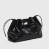 Crackled leather M Tote bag
