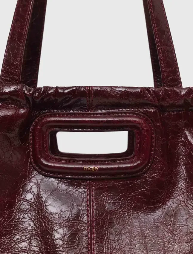 Crackled leather M Tote bag Crackled leather M Tote bag
