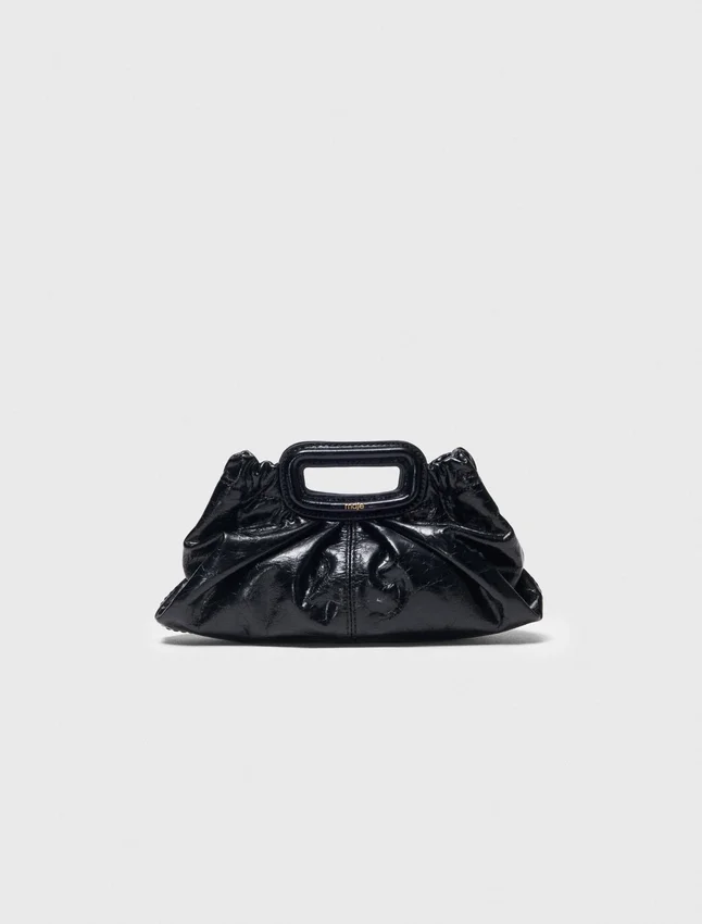 Crackled leather Milpli mini Clutch Crackled leather Milpli mini Clutch