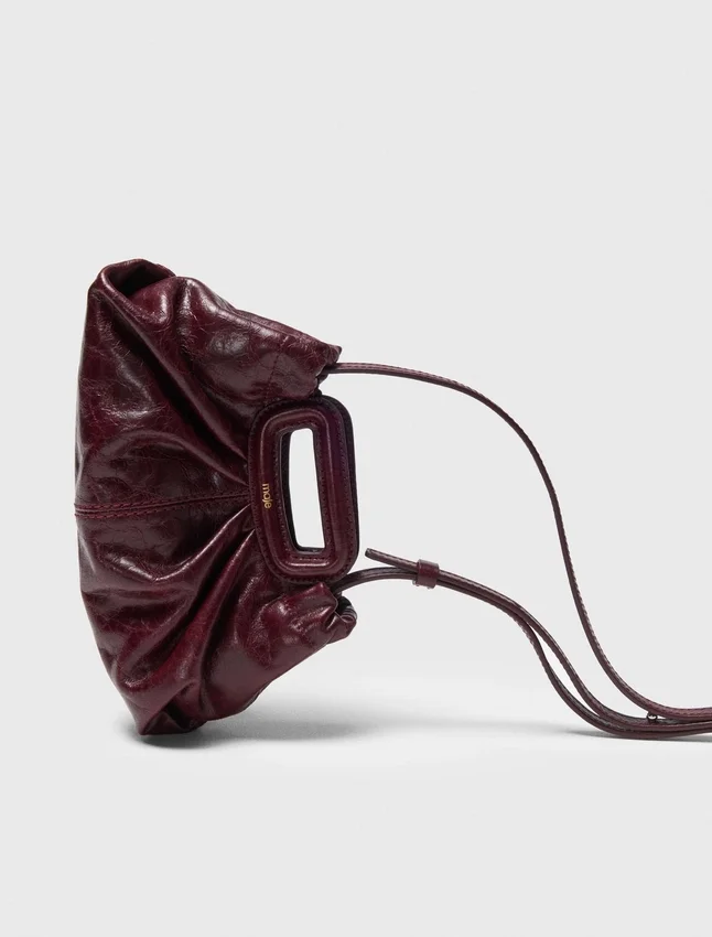 Crackled leather Milpli mini Clutch Crackled leather Milpli mini Clutch