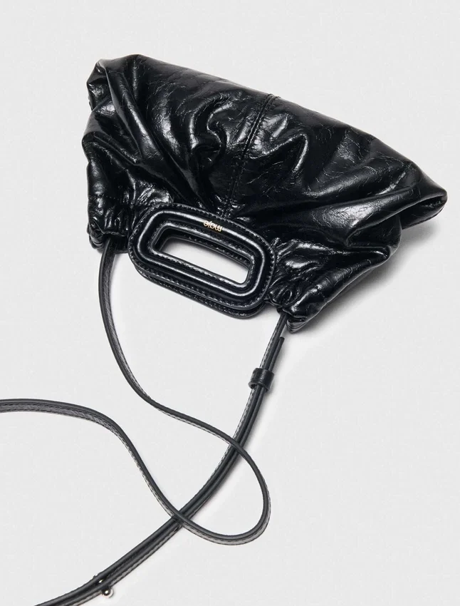 Crackled leather Milpli mini Clutch Crackled leather Milpli mini Clutch