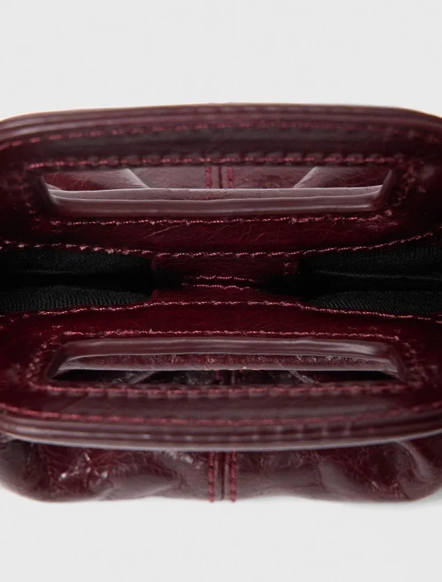 Crackled leather Milpli mini Clutch Crackled leather Milpli mini Clutch