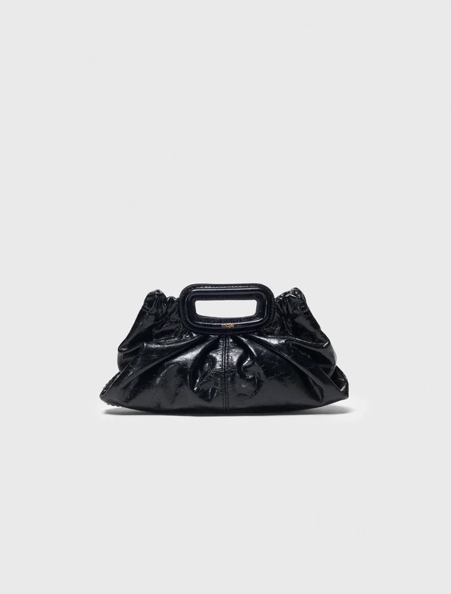 Crackled leather Milpli mini Clutch Crackled leather Milpli mini Clutch