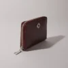 Crackled leather wallet