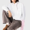 Crochet collar shirt Crochet collar shirt