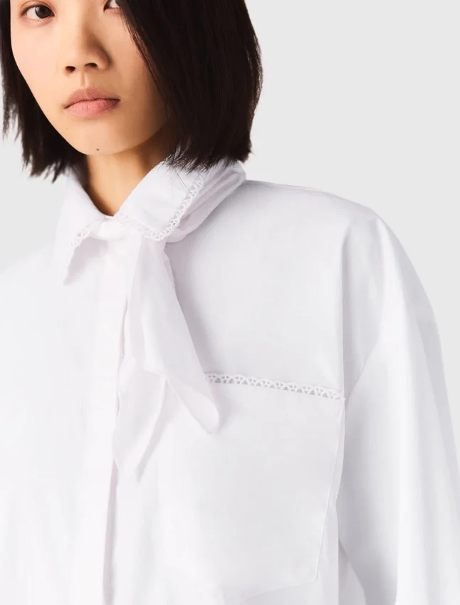 Crochet collar shirt Crochet collar shirt