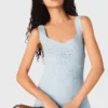 Crochet dress with removable lining