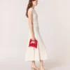 Crochet-knit maxi dress