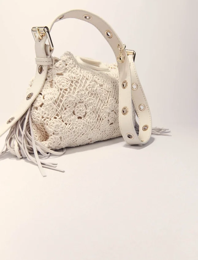 Crochet-knit mini Miss M bag Crochet-knit mini Miss M bag