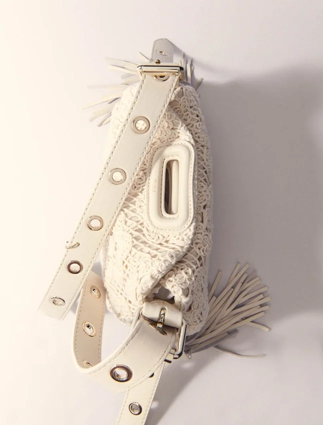 Crochet-knit mini Miss M bag Crochet-knit mini Miss M bag
