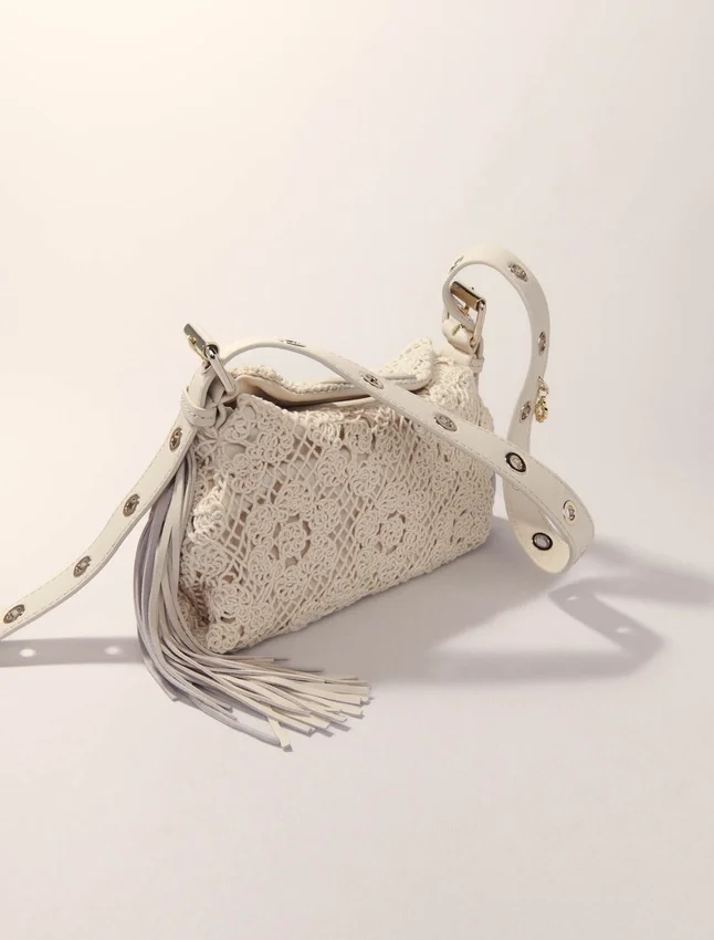 Crochet-knit mini Miss M bag Crochet-knit mini Miss M bag