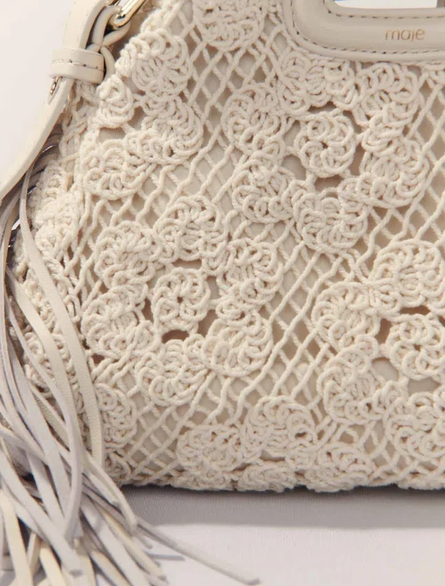Crochet-knit mini Miss M bag Crochet-knit mini Miss M bag