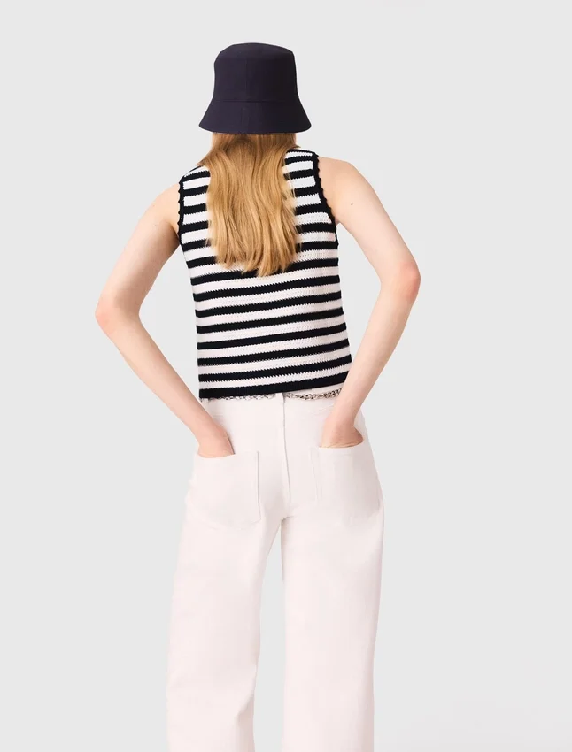 Crochet-knit top Crochet-knit top