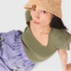 Crochet raffia bucket hat Crochet raffia bucket hat