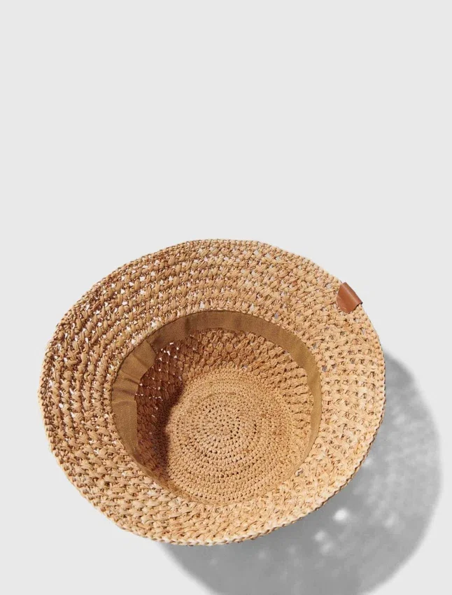 Crochet raffia bucket hat Crochet raffia bucket hat