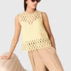 Crochet rhinestone top Crochet rhinestone top