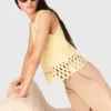 Crochet rhinestone top Crochet rhinestone top