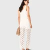 Crochet trousers with mirrors Crochet trousers with mirrors