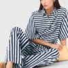 Cropped linen-blend shirt