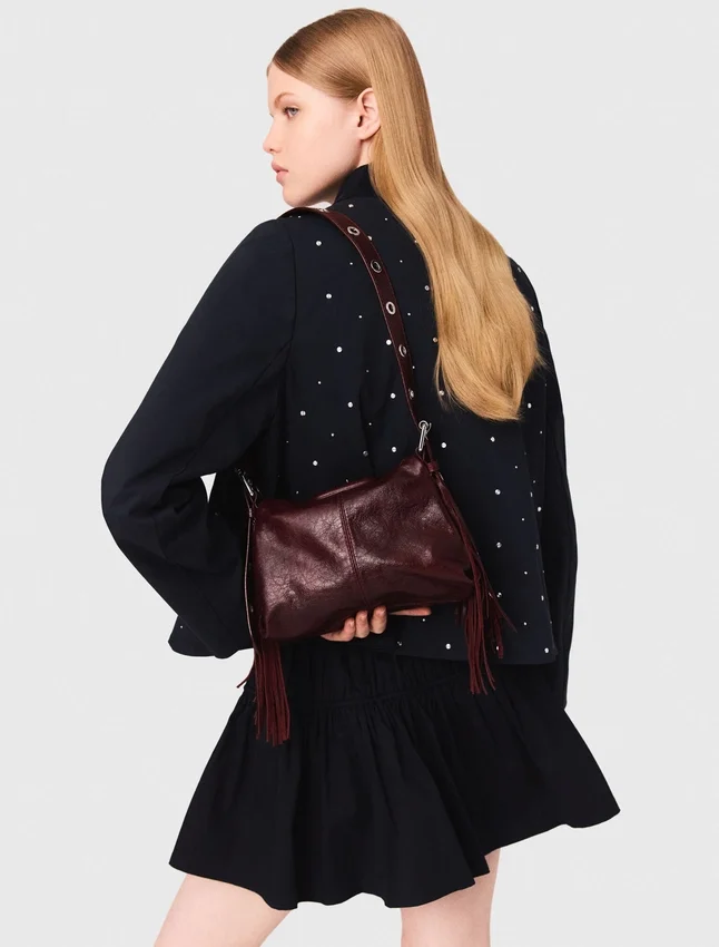 Cropped velvet collar jacket Cropped velvet collar jacket