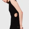 Cutout waist maxi dress