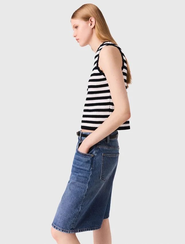 Denim Bermuda Shorts Denim Bermuda Shorts