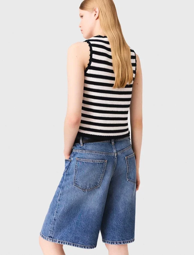 Denim Bermuda Shorts Denim Bermuda Shorts