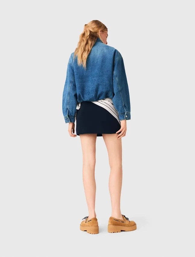 Denim bomber jacket Denim bomber jacket