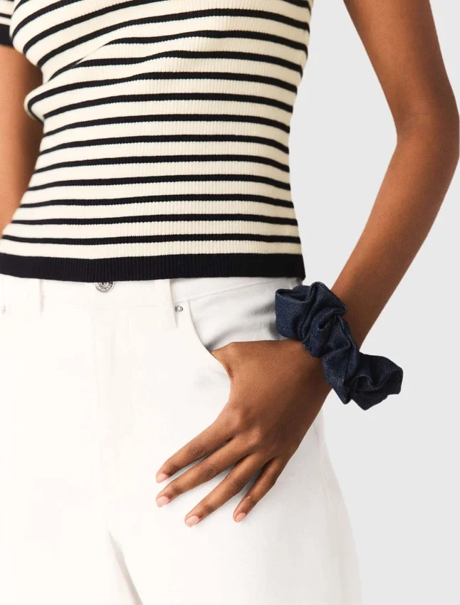Denim scrunchie Denim scrunchie