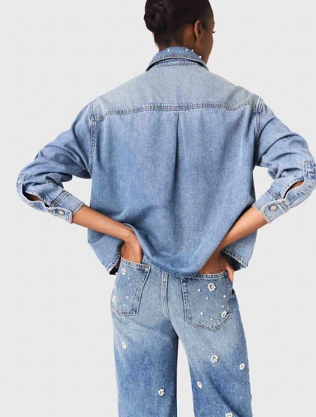 Denim shirt jacket Denim shirt jacket