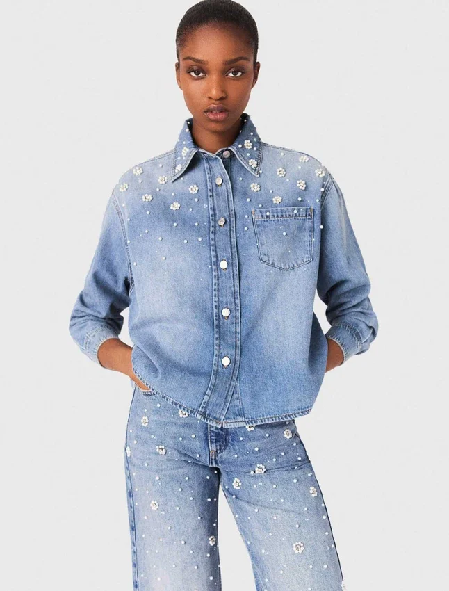 Denim shirt jacket Denim shirt jacket
