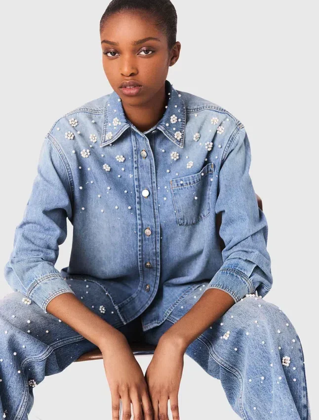 Denim shirt jacket Denim shirt jacket