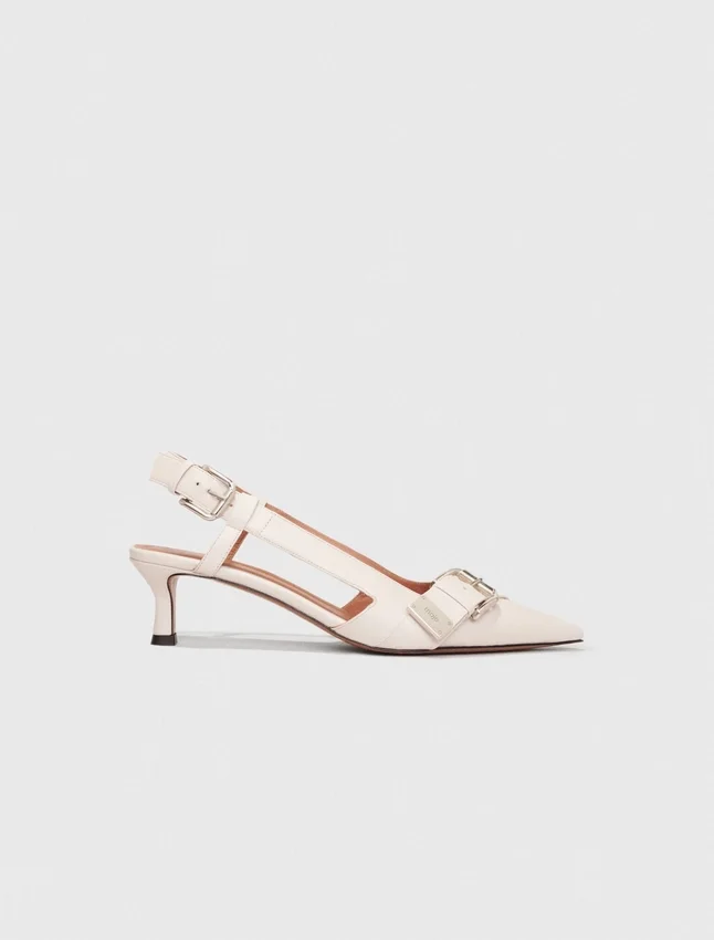 Double buckle slingback pump Double buckle slingback pump