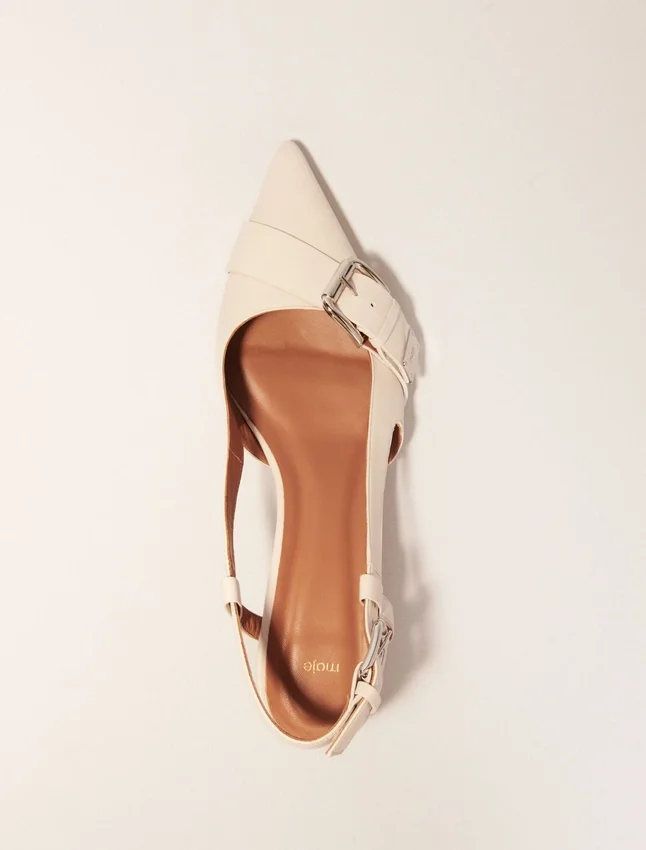 Double buckle slingback pump Double buckle slingback pump