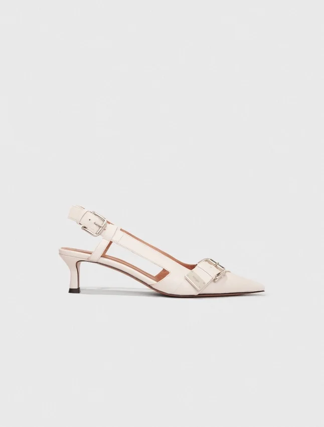Double buckle slingback pump Double buckle slingback pump